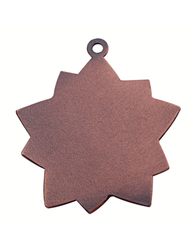 MDX46-B  Medal brązowy z miejscem na wklejkę, średnica R-50mm insert-25mm, grubość 2mm, ZNAL, color BRONZE (code NO.417)