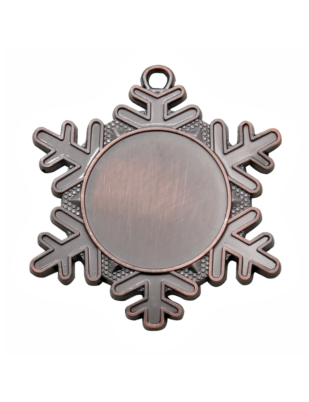 MDX47-G  Medal  SNOW z miejscem na wklejkę, kolor złoty - średnica 50mm