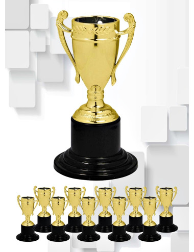MDX501-G-10szt  - Medal - MINI statuetka PUCHAR, H-102mm, insert 50mm