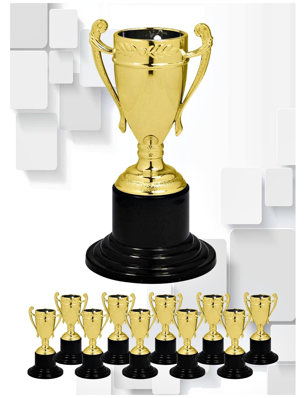 MDX501-G-10szt  - Medal - MINI statuetka PUCHAR, H-102mm, insert 50mm