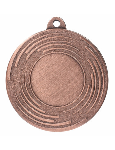 MDX600-B  medal stalowy OGÓLNY insert 25mm, kolor brązowy, średnica 50mm, grubość 2mm / bez wstążki