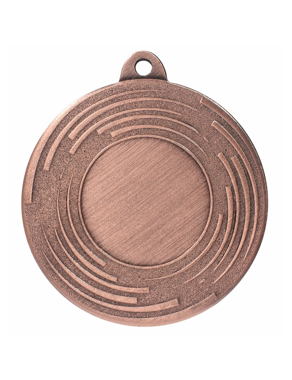 MDX600-B  medal stalowy OGÓLNY insert 25mm, kolor brązowy, średnica 50mm, grubość 2mm / bez wstążki