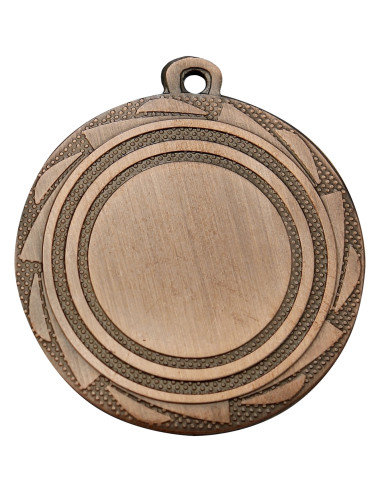 MDX700-B medal stalowy OGÓLNY insert 25mm, kolor brązowy, średnica 45mm, grubość 2mm