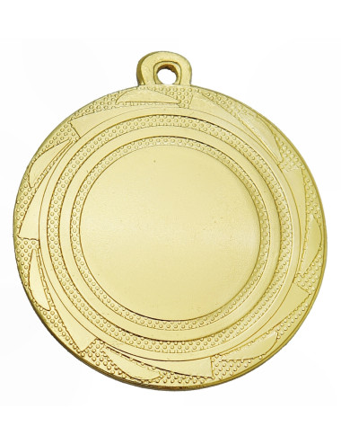 MDX700-G medal stalowy OGÓLNY insert 25mm, kolor złoty, średnica 45mm, grubość 2mm