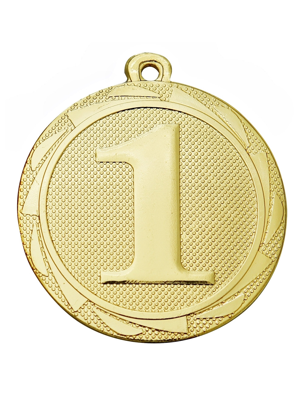 MDX701-G medal stalowy 1 MIEJSCE, kolor złoty, średnica 45mm, grubość 2mm