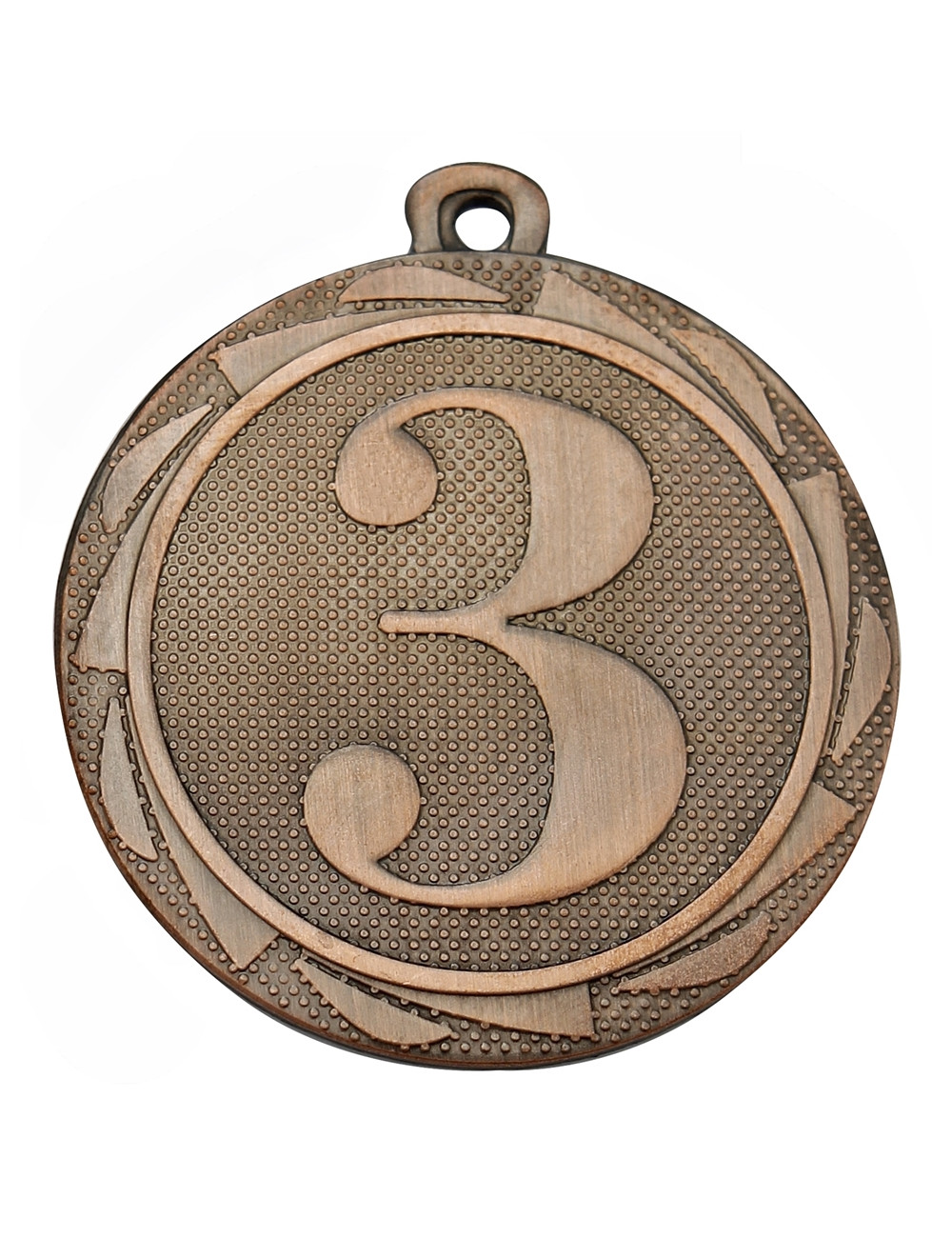MDX703-B medal stalowy 3 MIEJSCE, kolor brązowy, średnica 45mm, grubość 2mm