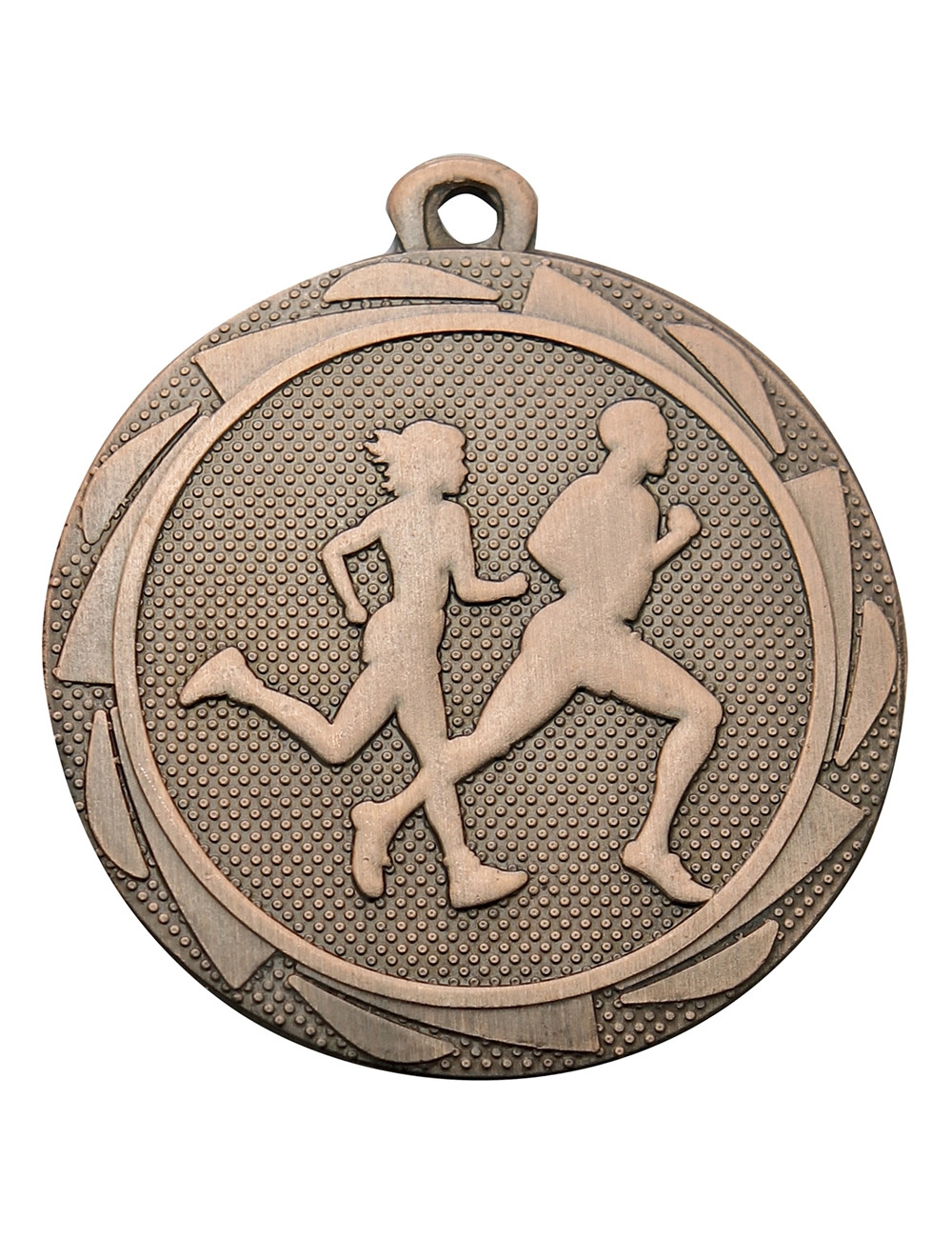 MDX704-B medal stalowy BIEGI, kolor brązowy, średnica 45mm, grubość 2mm