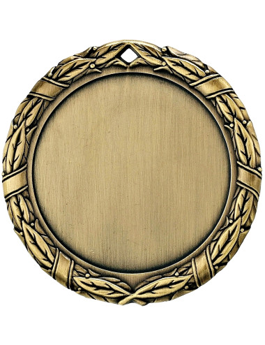 MDX8-AG  Medal ANTYCZNE ZŁOTO z miejscem na wklejkę 50mm - średnica R- 70 mm