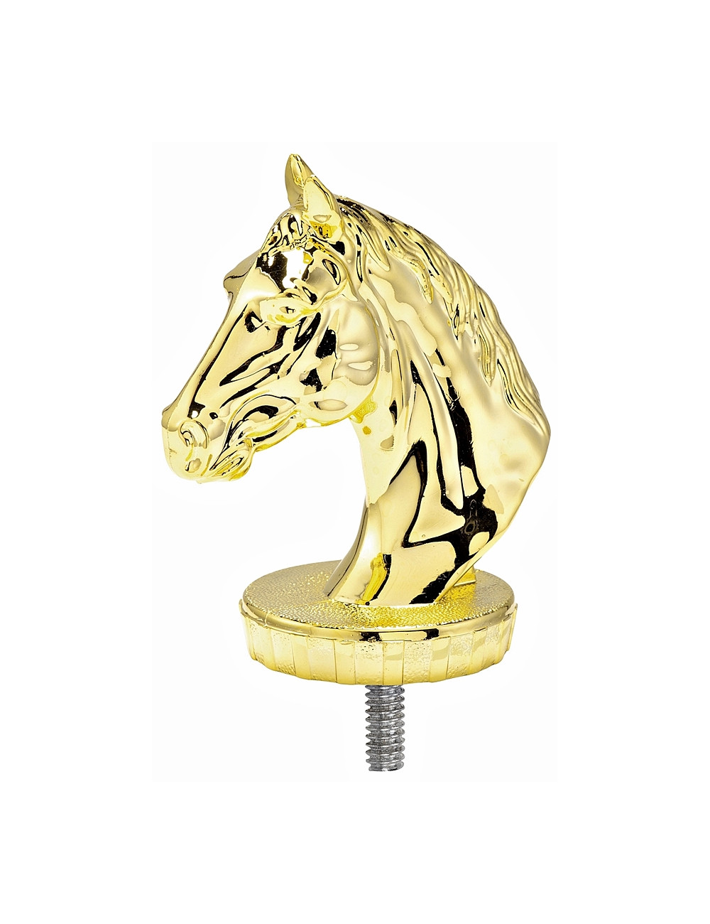 PX007-G   Figurka plastikowa - głowa konia - wysokość H-80mm, W-70mm