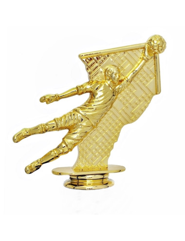 PX192-G  Figurka plastikowa - Piłka nożna BRAMKARZ, kolor złoty, H-100mm  (HR-F-043)
