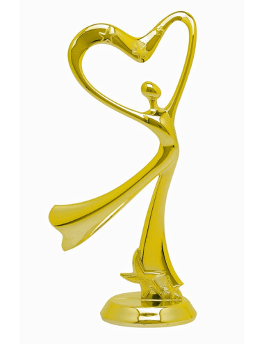 PX255-G   Figurka plastikowa - taniec - SERCE, wysokość H-165mm (P00662.01)