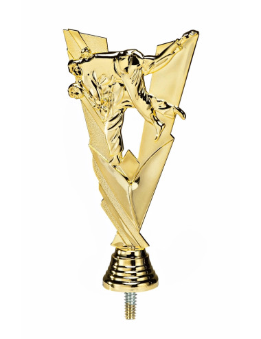 PX391-G  Figurka plastikowa JUDO, kolor złoty, wysyokość H-190mm, W-95mm