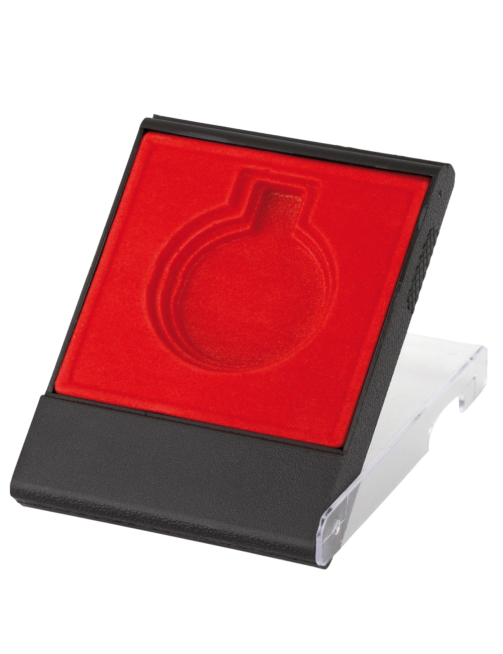 B170-RED  Etui na medal 40/45/50mm - kolor czarno-