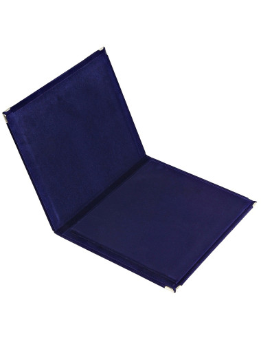 BT412-BLUE - BOX 10szt  - Etui welurowe na blachę graw. - rozmiar W-250mm x H-190mm (blacha W-180mm x H-135mm), (R 25-19/BLUE)