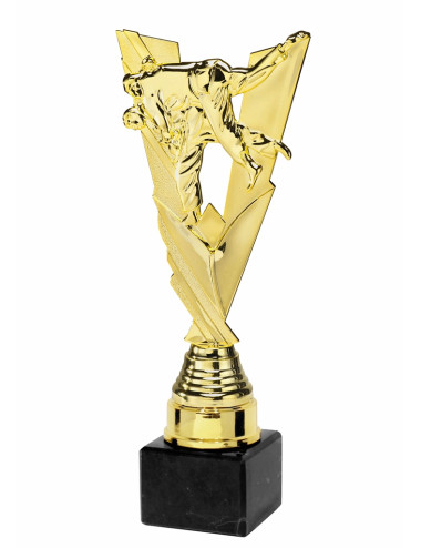 Q391C  Statuetka plastikowa JUDO, kolor złoty, wysyokość H-200mm, W-95mm (tab.50x35 / MX430)  • Q391-seria • WIELKOŚĆ: rozmiar C