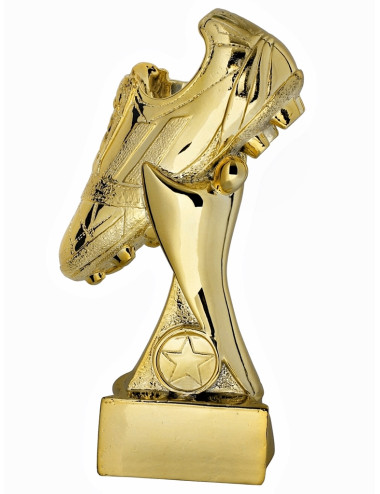 QRX054-G Statueta odlewana BUT PIŁKA NOŻNA , wysokość H-215mm, W-120mm / RF900C-G