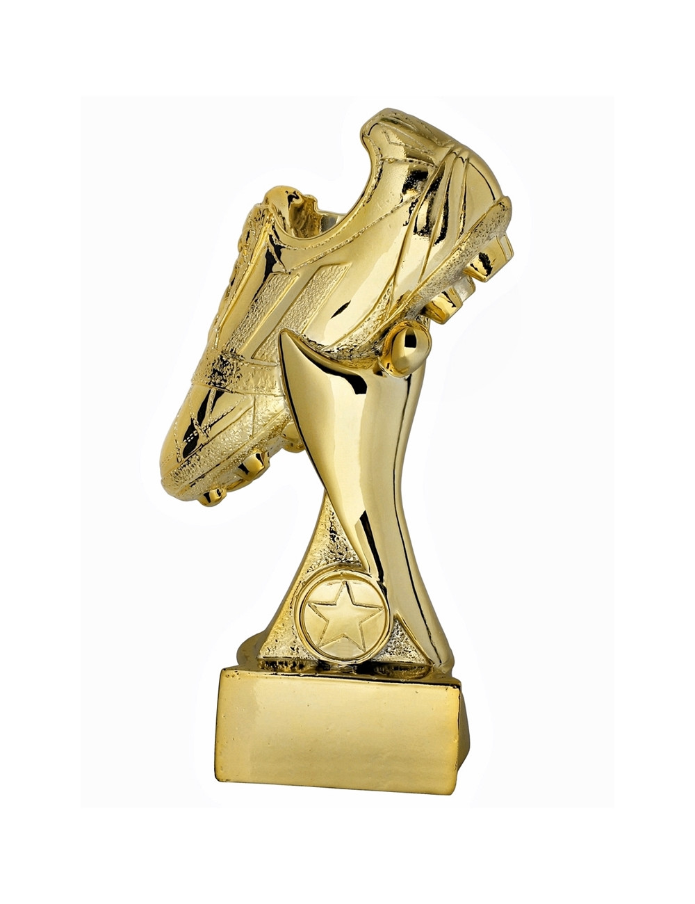 QRX054-G Statueta odlewana BUT PIŁKA NOŻNA , wysokość H-215mm, W-120mm / RF900C-G