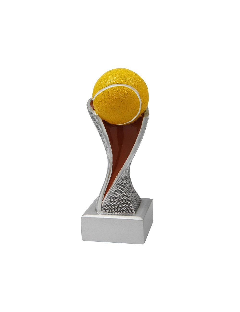 RGX083  Statuetka - tenis ziemny - seria GROOVE,  H-195mm, W-80mm (tab.55x20 mm) 