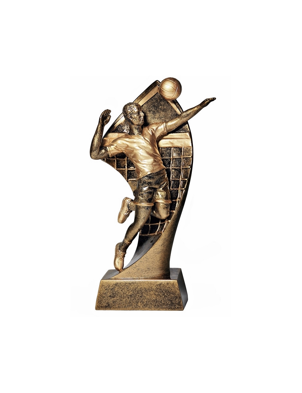 RTX005  Statuetka SIATKÓWKA - seria ENJOY,  H-180mm, W-90mm (RFS305) (tab.60/68x23 mm )