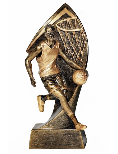 RTX006  Statuetka KOSZYKÓWKA - seria ENJOY,  H-180mm, W-90mm (RFS306) ( tab.60/68x23 mm ) 