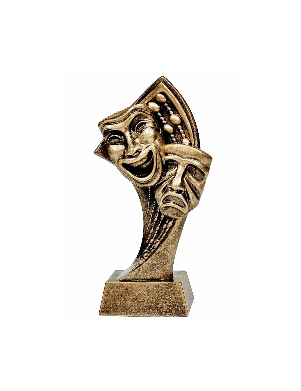 RTX013  Statuetka TEATRALNA - seria ENJOY,  H-180mm, W-90mm (tab.60/68x23 mm )