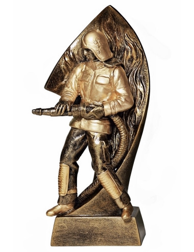 RTX015  Statuetka STRAŻAK - seria ENJOY,  H-180mm, W-90mm (RFS301) (tab.60/68x23 mm )