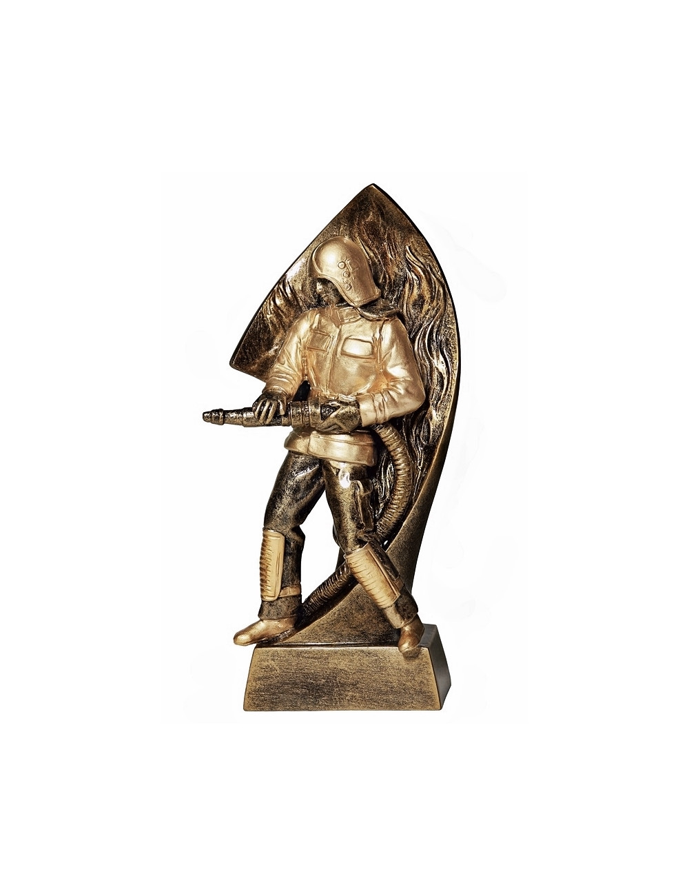 RTX015  Statuetka STRAŻAK - seria ENJOY,  H-180mm, W-90mm (RFS301) (tab.60/68x23 mm )