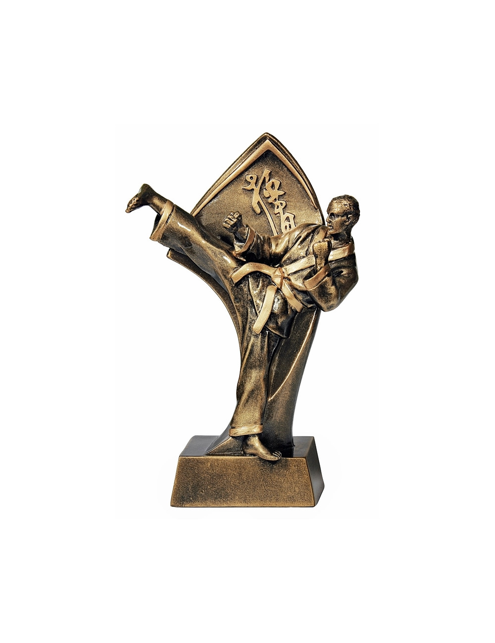 RTX017  Statuetka - KARATE seria ENJOY,  H-180mm, W-90mm (tab.60/68x23 mm )