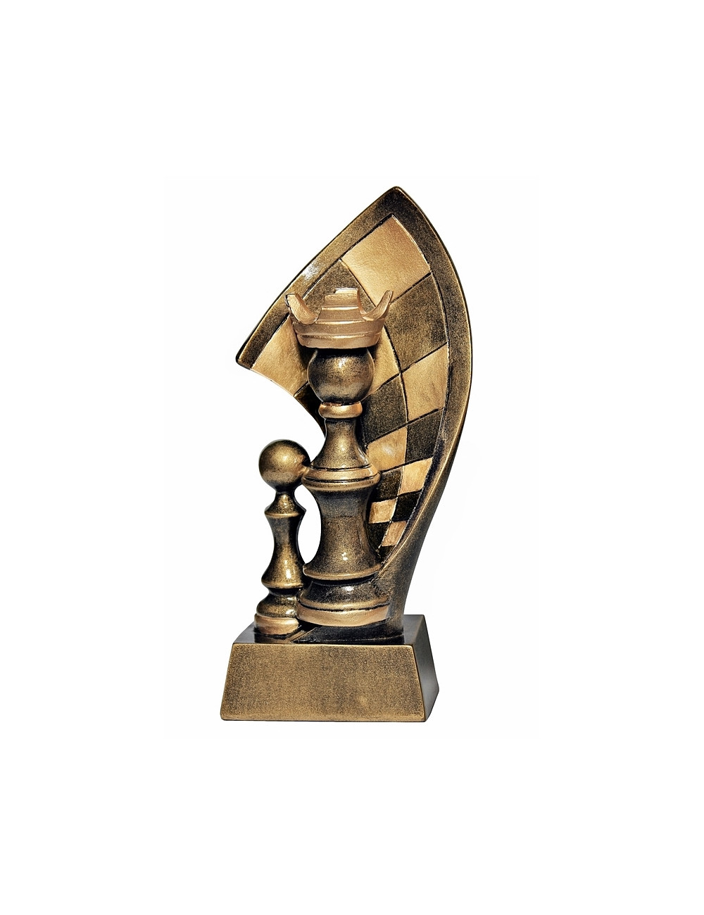 RTX018  Statuetka SZACHY - seria ENJOY,  H-180mm, W-90mm (tab.60/68x23 mm )