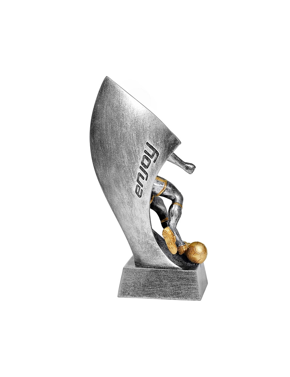 RTX203  Statuetka piłka nożna BRAMKARZ - seria ENJOY,  H-180mm, W-90mm (RFS304) (tab.60/68x23 mm )