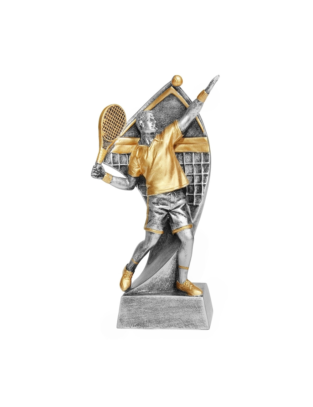 RTX207  Statuetka TENIS ZIEMNY - seria ENJOY,  H-180mm, W-90mm (tab.60/68x23 mm )