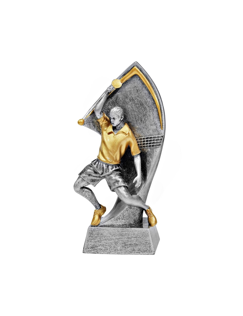 RTX208  Statuetka TENIS STOŁOWY - seria ENJOY,  H-180mm, W-90mm ( tab.60/68x23 mm )