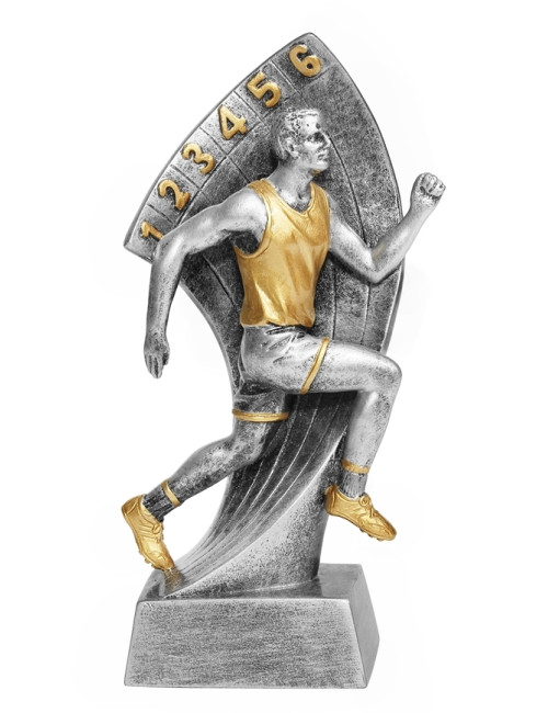 RTX209  Statuetka BIEGI / LEKKOATLETYKA - seria ENJOY,  H-180mm, W-90mm (tab.60/68x23 mm )