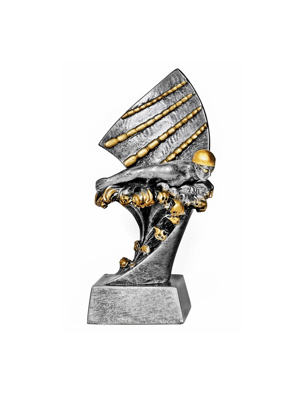 RTX211  Statuetka PŁYWANIE - seria ENJOY,  H-180mm, W-90mm  (RFS303) (tab.60/68x23 mm )