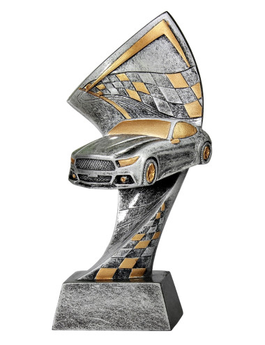 RTX216  Statuetka MOTORYZACJA / RAJDY - seria ENJOY,  H-180mm, W-90mm (tab.60/68x23 mm)