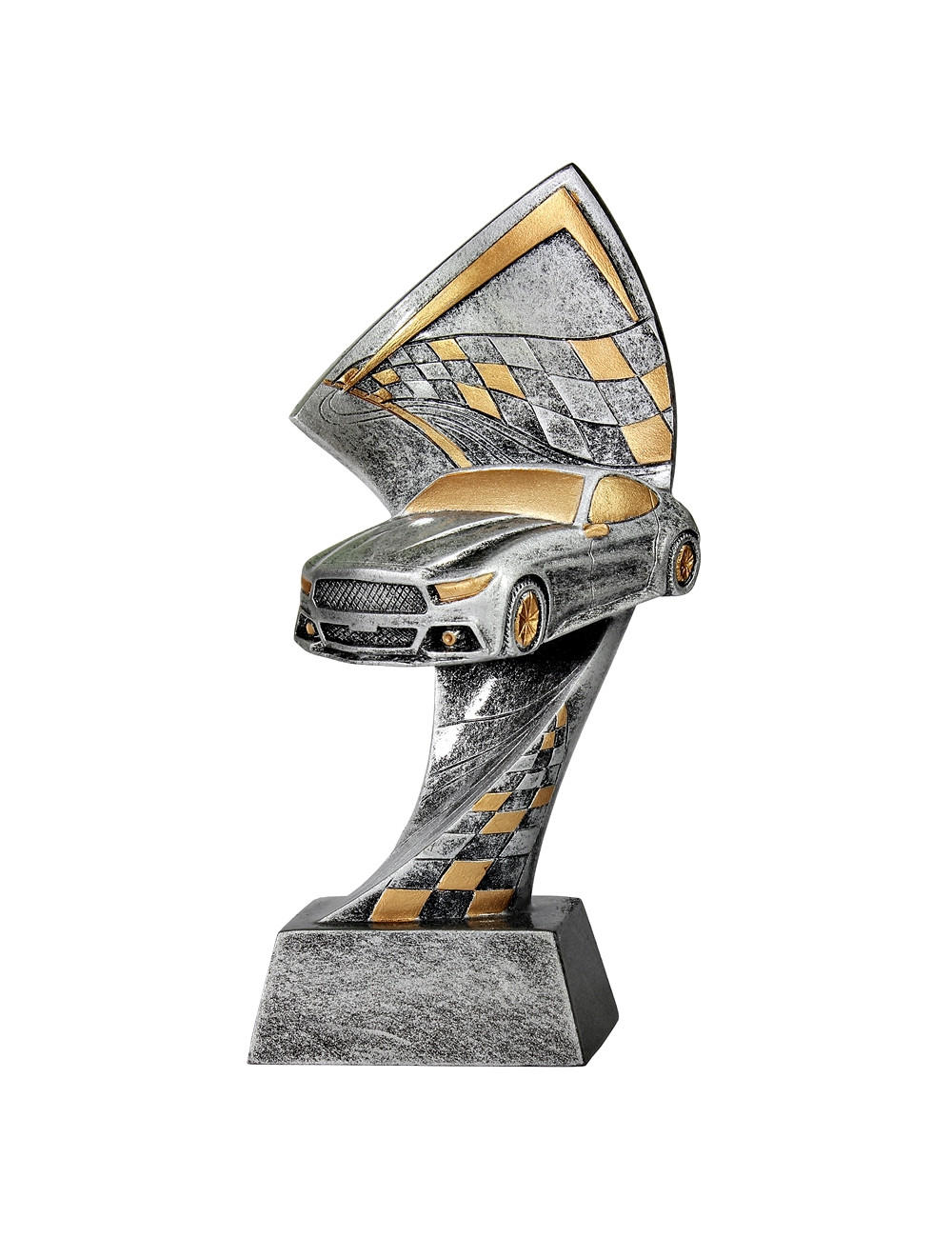 RTX216  Statuetka MOTORYZACJA / RAJDY - seria ENJOY,  H-180mm, W-90mm (tab.60/68x23 mm)