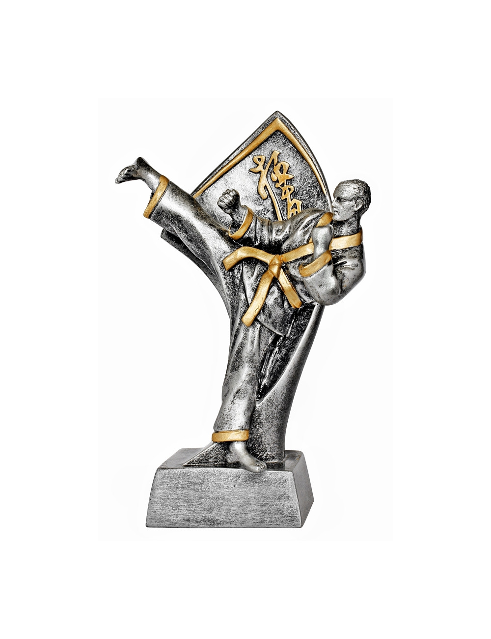 RTX217  Statuetka KARATE - seria ENJOY,  H-180mm, W-90mm (tab.60/68x23 mm )