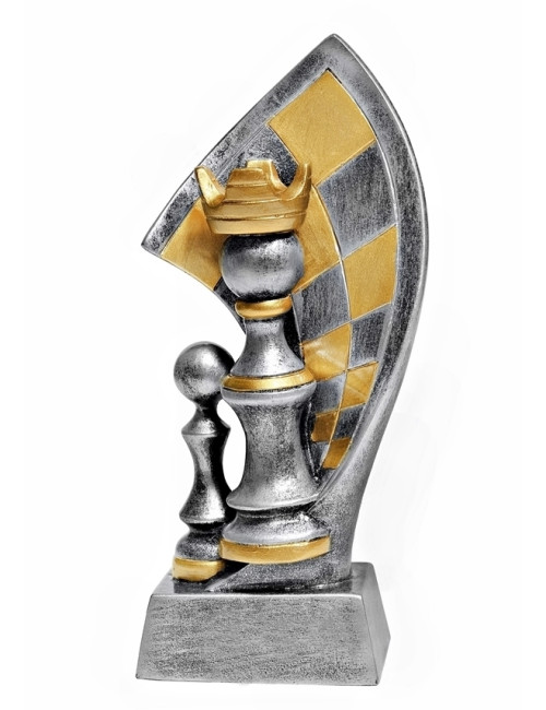 RTX218  Statuetka SZACHY - seria ENJOY,  H-180mm, W-90mm