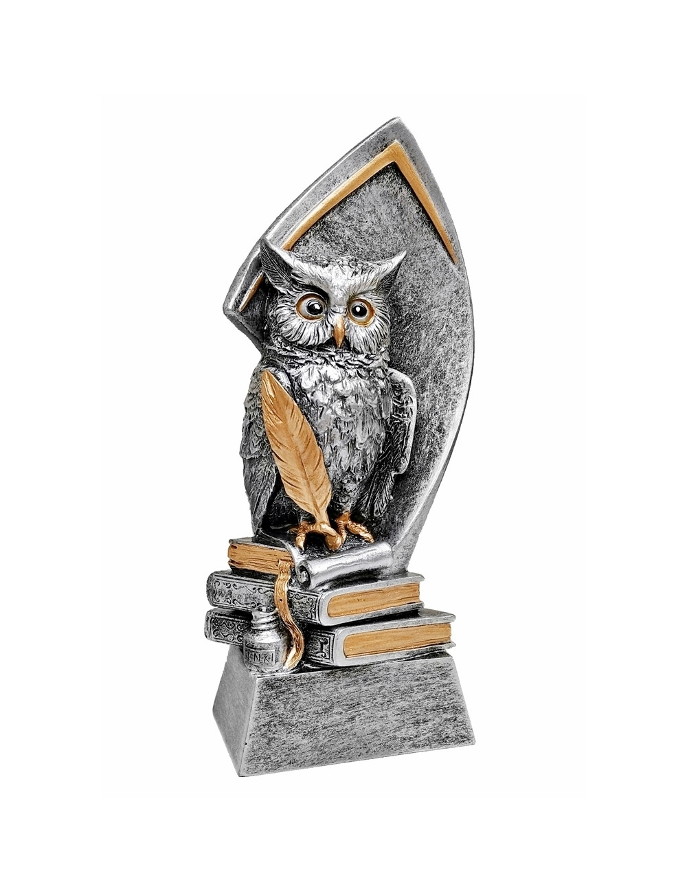RTX220  Statuetka SOWA / symbol WIEDZY i NAUKI - seria ENJOY,  H-180mm, W-90mm 