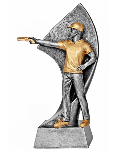 RTX223  Statuetka STRZELANIE - seria ENJOY,  H-180mm, W-90mm 
