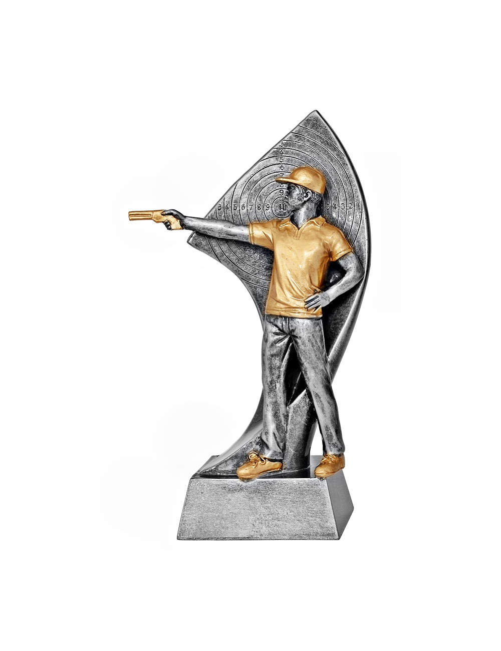 RTX223  Statuetka STRZELANIE - seria ENJOY,  H-180mm, W-90mm 