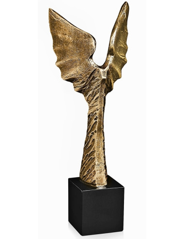 RX001  Statueta odlewana - skrzydła duże W-107mm x H-300mm (RF2012) (tab.55x55 mm)