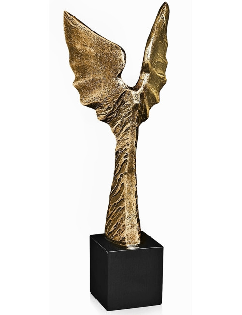 RX001  Statueta odlewana - skrzydła duże W-107mm x H-300mm (RF2012) (tab.55x55 mm)