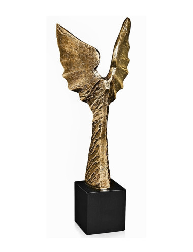 RX002  Statueta odlewana - skrzydła małe  W-75mm x H-205mm (tab.40x42 mm)