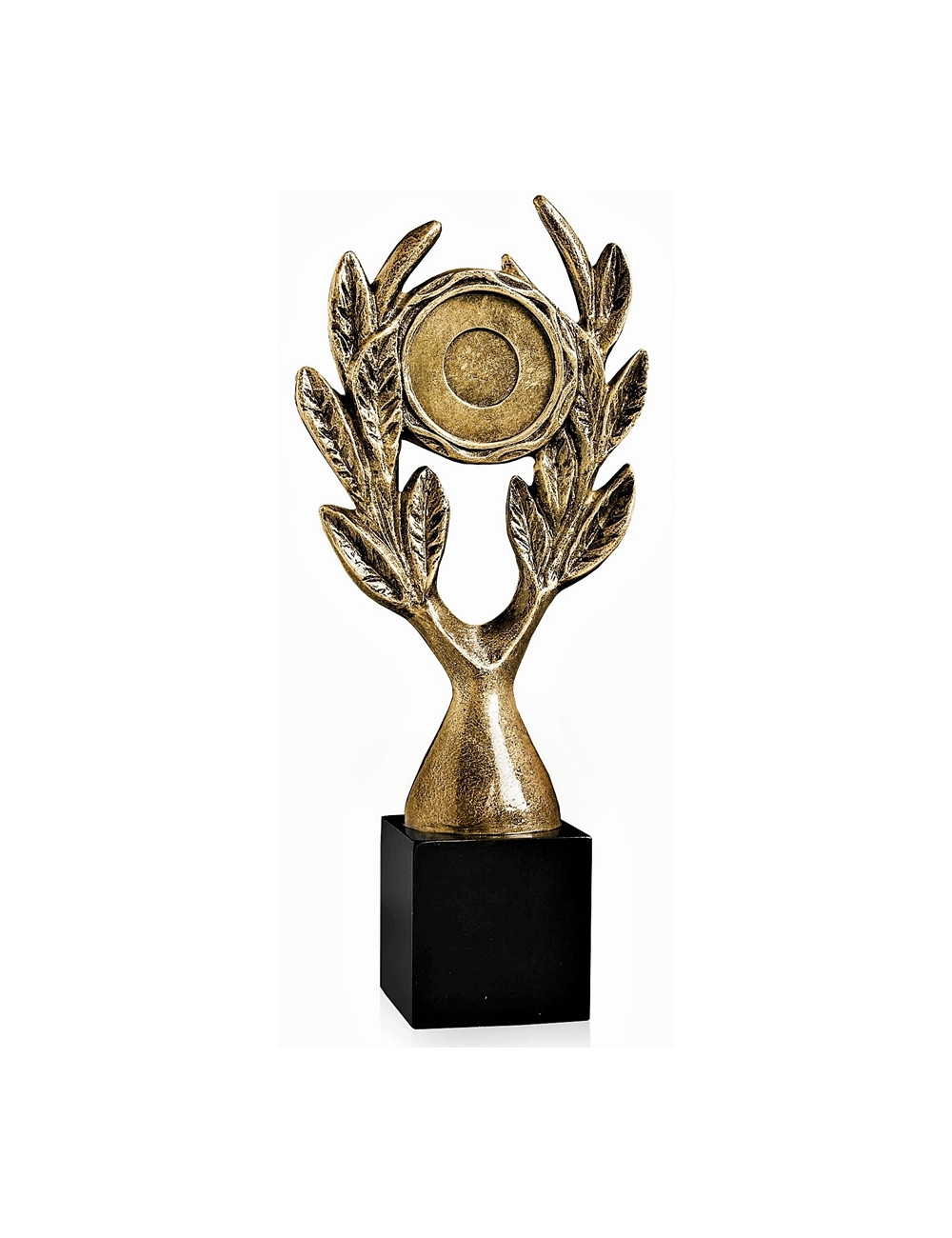 RX003  Statueta odlewana ogólna - wieniec, insert 50mm  W-125mm x H-280mm (RF2010) (tab.55x55 mm)