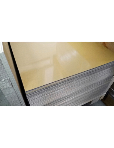 SCX-101-SATIN GOLD (10szt)  Blacha sublimacyjna złota - seria ELITE, rozmiar arkusza 610x305mm, grubość 0,5mm