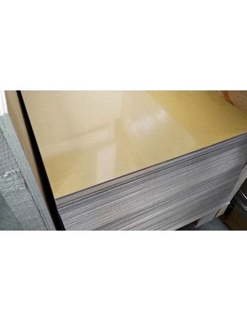 SCX-101-SATIN GOLD (10szt)  Blacha sublimacyjna złota - seria ELITE, rozmiar arkusza 610x305mm, grubość 0,5mm