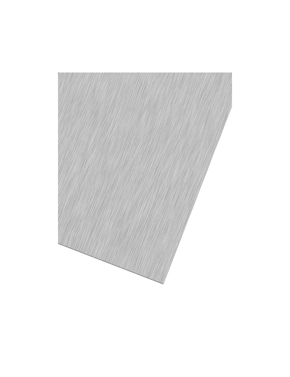 SCX-200-BRUSHED SILVER (10szt) Blacha sublimacyjna srebra - SILVER BRUSHED, rozmiar H-305xW-610mm, grubość 0,5mm
