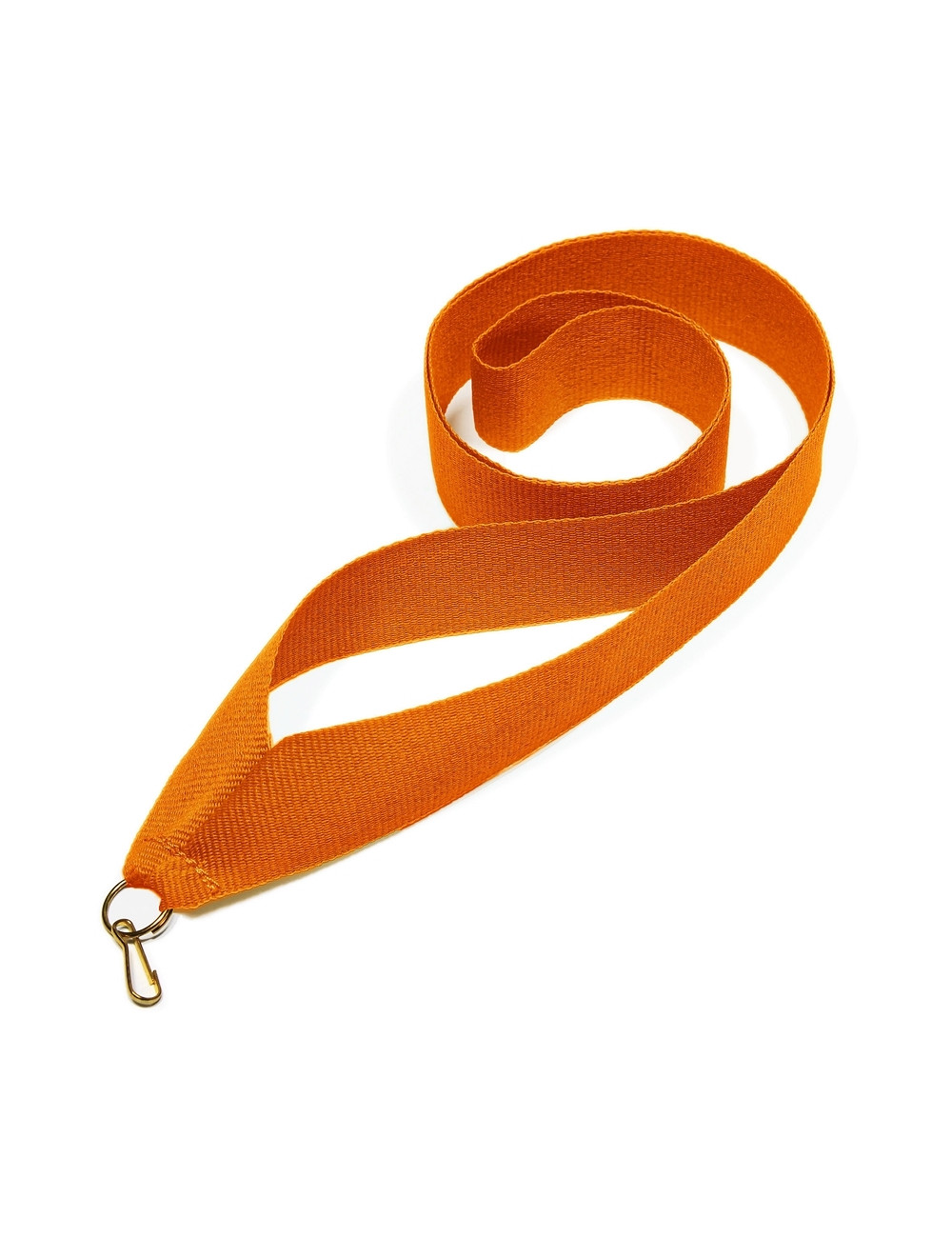 V2-ORANGE  Wstążka do medali , szerokość 22mm, długość 82cm, złoty karabińczyk