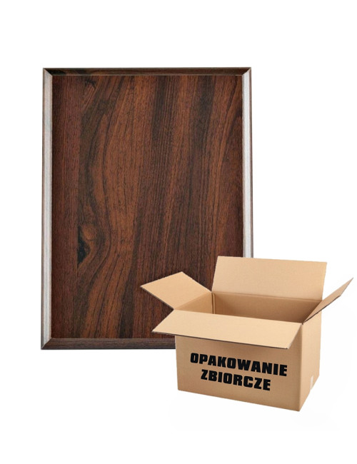WPX150 - 52szt / KARTON  - Podkład drewniany MDF rozmiar 153mmx102mmmm - kolor brąz-cherry 4"x6" (insert 140x95mm)
